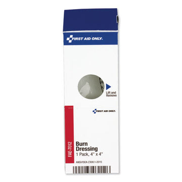 First Aid Only™ Smartcompliance Refill Burn Dressing, 4 X 4, White freeshipping - TVN Wholesale
